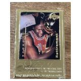 1999 Upper Deck Michael Jordan 22 karat gold card