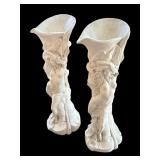 Pair of vintage ceramic planters