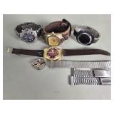 Group of vintage wristwatches and miscellaneous