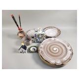 Group of signed Santa Anita Ware ceramic dishes,