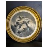 Vintage Pharoahs Horses JF Herring lithograph