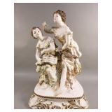 Vintage ceramic figural Italian style lamp base