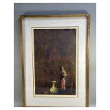 Pencil signed Pushman lithograph 'Gift to the S
