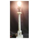 Vintage Italian marble table lamp