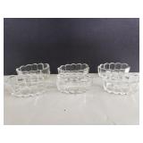 Group of princess house crystal spoon rests