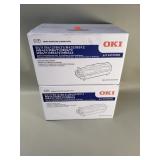 2 OKI 44574301 black image drum units
