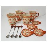 Temp-tations Old World mug, saucer and spoon