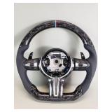 Custom forged carbon fiber steering wheel