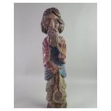 Carved wood Santo