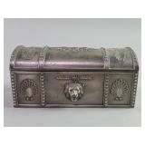 Vintage Japanese spelter musical jewelry box
