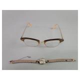 Vintage gold filled reading glasses, B.Altman &