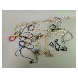 Group of costume jewelry