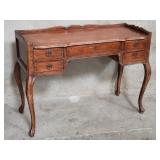 Vintage Italian walnut writing desk