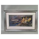 Signed oil on board