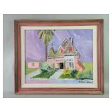Signed Alexander  Depote 1969 oil painting on
