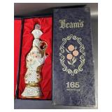 Pair of vintage Jim Beam porcelain decanters in
