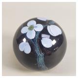 Signed Orient & Flume art glass paperweight