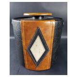 Vintage Elmar MFG. leather bound ice bucket