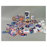 Embroidered NASA mission patches, NASA stickers