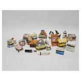Large collection of trinket boxes