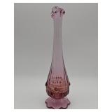 Vintage Fenton "Cabbage Rose" bud vase