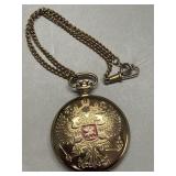 Vintage Russian embossed pocket watch