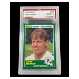 1989 score Troy Aikman rookie card PSA 8