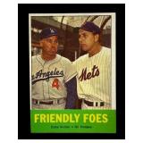 1963 Topps Duke Snider and Gil Hodges baseball