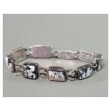 Sterling silver and Buffalo turquoise bracelet