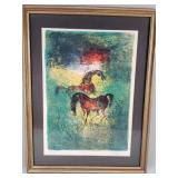 Signed Hoi Lebanon numbered lithograph