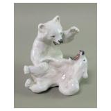 Royal Copenhagen porcelain bears figure