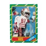 1986 Topps Jerry Rice rookie card