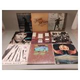 Group of vintage LP records, Neil Young, Yes,