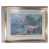 Pencil signed print