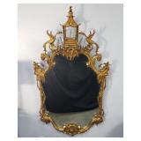 George III style gilt frame mirror