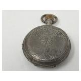 Silver pocket watch case