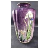 Vintage Japanese Ginbari Cloisonne enamel vase