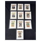 Lot of 10 framed Topps Toys "R" Us baseball cards