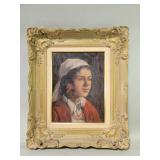 Signed oil painting on board