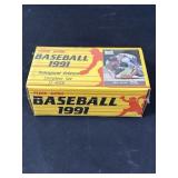 Factory sealed 1991 Fleer Ultra baseball card set