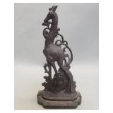 Vintage cast iron Giraffe doorstop
