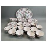 Group of Johnson bros Indian tree dinnerware