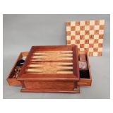 Vintage multi game set made of wood
