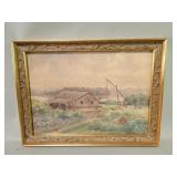 Signed Mrs. D. Gelwicks. Watercolor