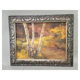 Signed Kaffy Reinhardt oil painting on board