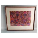 Kuna Mola style handstitched textile