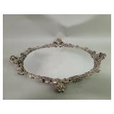 Victorian style silver plate and mirror perfume