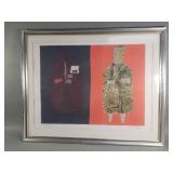 Signed Max Papart lithograph