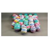 Group of hand painted easter egg decoration