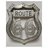 Route 66 metal wall decor